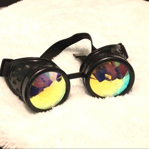 Defraction steampunk goggles